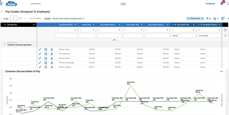 Pay Grade Report