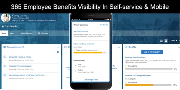 Employee Self Service Benefits and enrollment