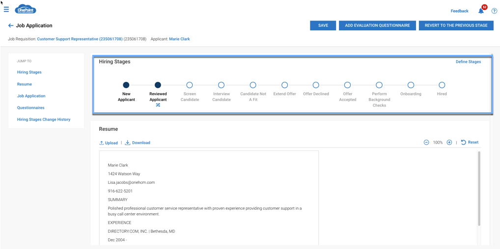5 OnePoint Applicant Experience Enhancements | OnePoint HCM