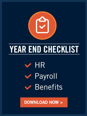 HR Year End Checklist for HR, payroll and benefits