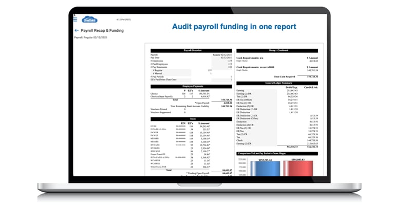 OnePoint Payroll Recap and Funding Report